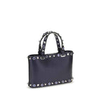 Valentino Garavani Black Calf Leather Bos Taurus Handbag
