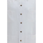 Brunello Cucinelli White Linen Shirt