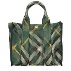 Burberry Green Fabric Handbag