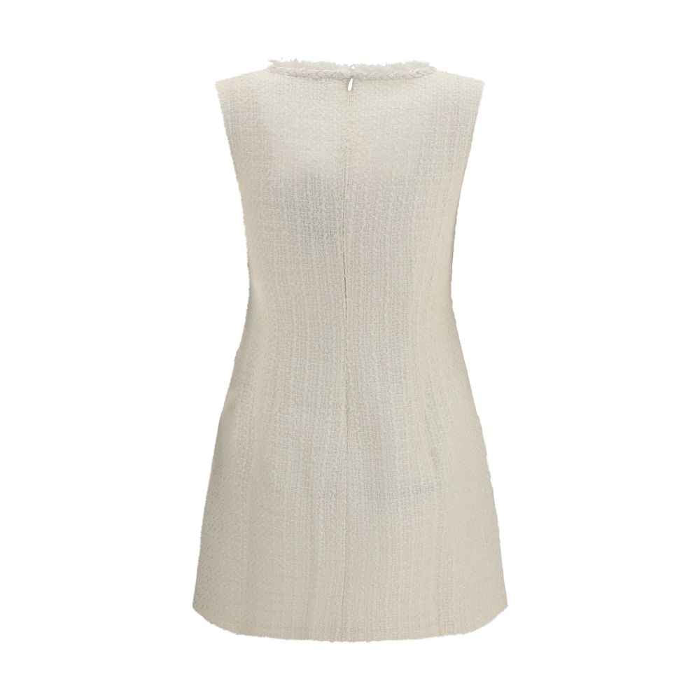 Self-Portrait Beige Polyamide Casual Dress