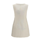 Self-Portrait Beige Polyamide Casual Dress