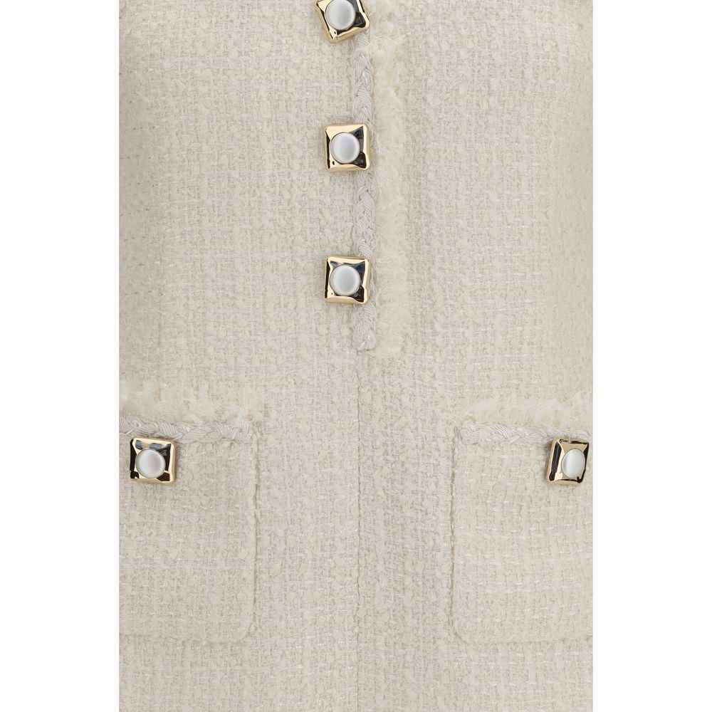 Self-Portrait Beige Polyamide Casual Dress