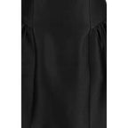 Self-Portrait Black Polyester Casual Dress