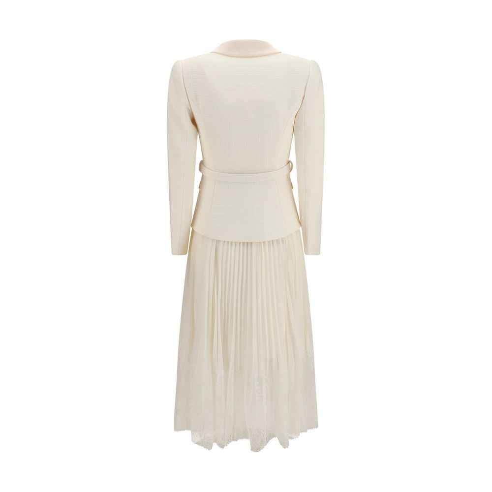 Self-Portrait Beige Polyester Cocktail Dress
