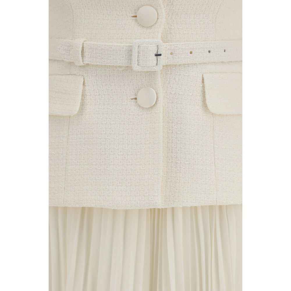 Self-Portrait Beige Polyester Cocktail Dress