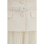 Self-Portrait Beige Polyester Cocktail Dress
