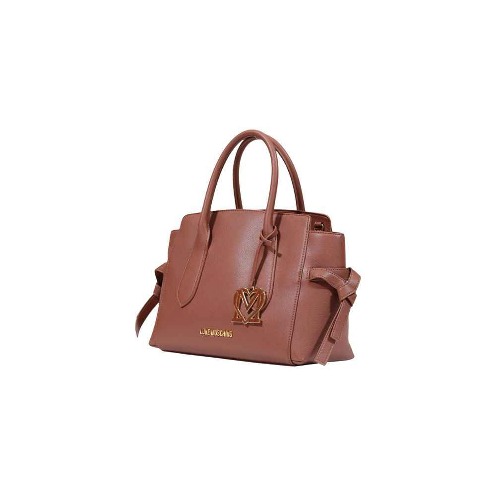 Love Moschino Brown Polyethylene Handbag