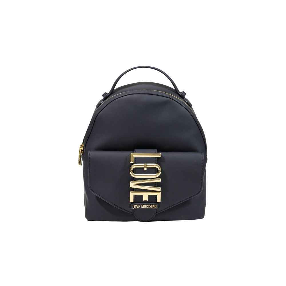 Love Moschino Black Polyethylene Backpack
