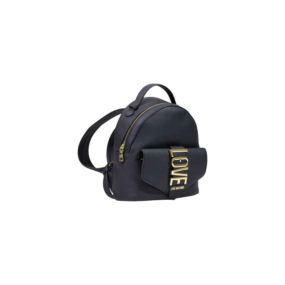 Love Moschino Black Polyethylene Backpack