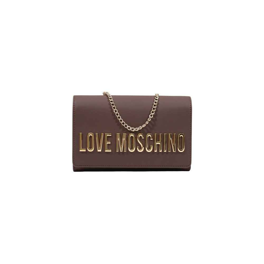 Love Moschino Brown Polyethylene Handbag