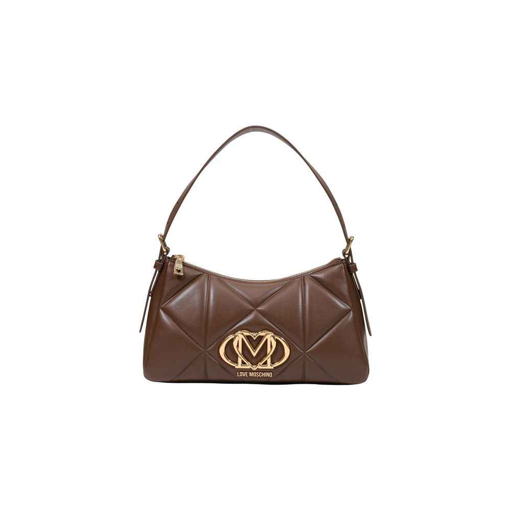 Love Moschino Brown Polyethylene Handbag