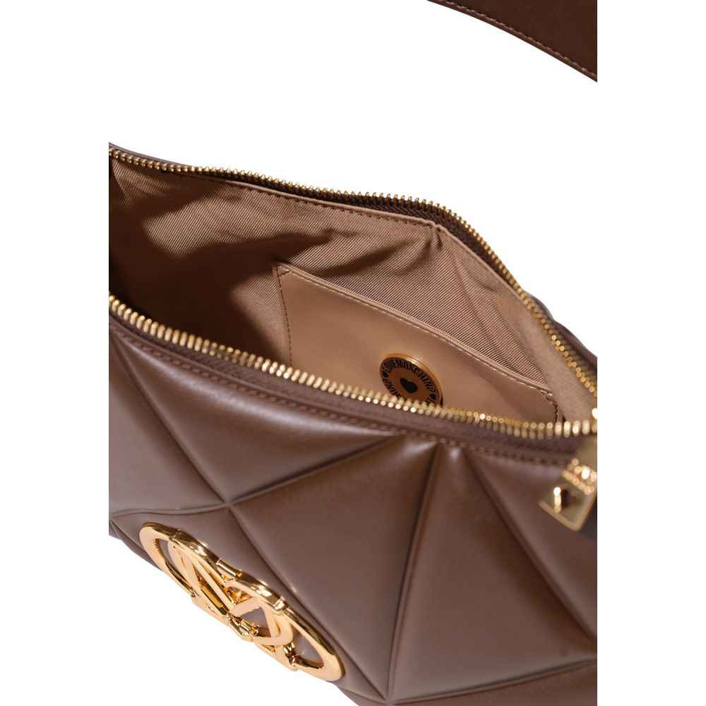 Love Moschino Brown Polyethylene Handbag
