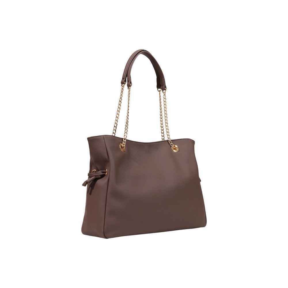 Love Moschino Brown Polyester Handbag