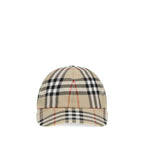 Burberry Beige Cotton Cap (Baseball Hat)