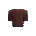 Magda Butrym Brown Copper T-Shirt