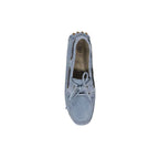 Brunello Cucinelli Blue Leather Moccassin