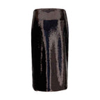 Tom Ford Blue Silk Midi Skirt