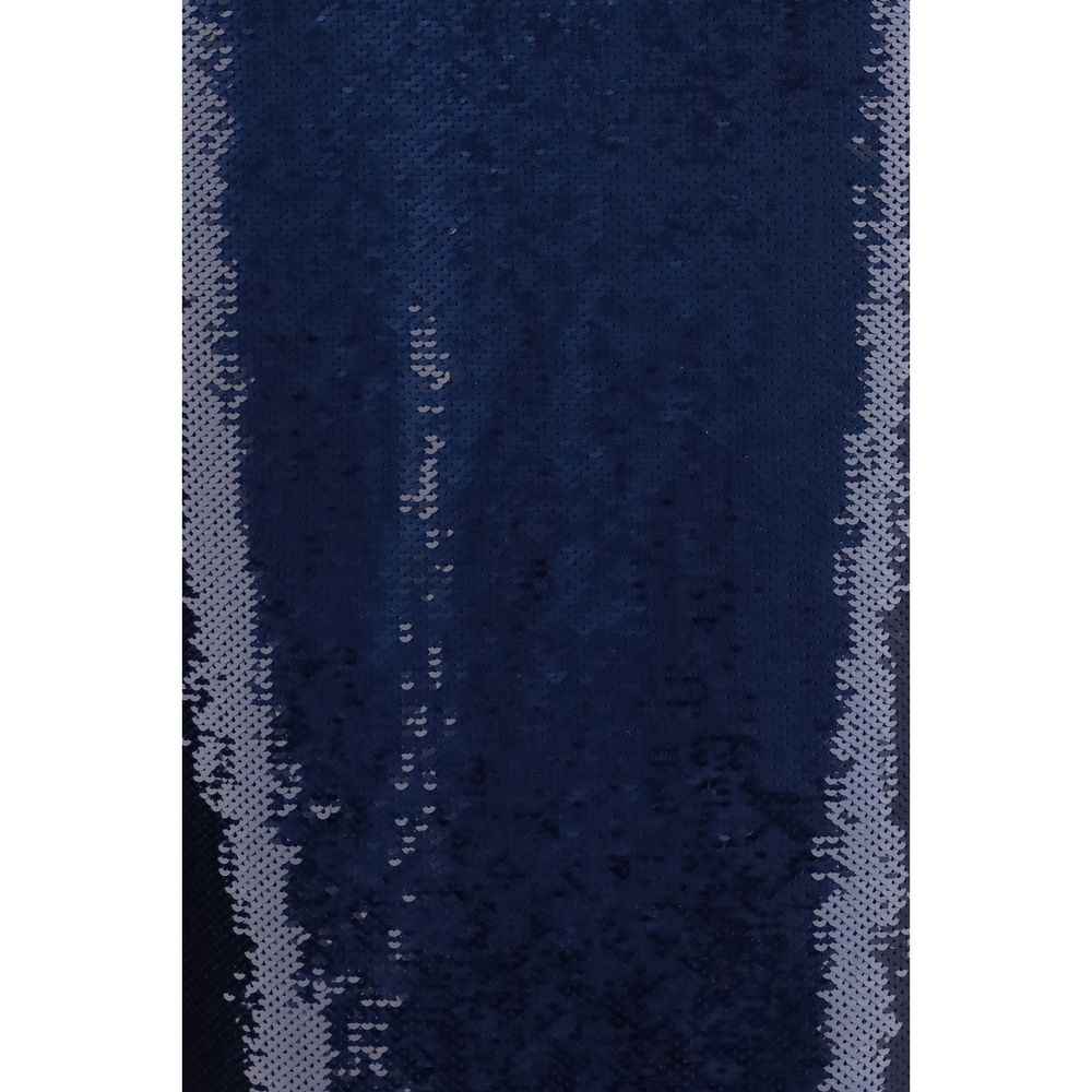 Tom Ford Blue Silk Midi Skirt