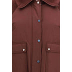 Brunello Cucinelli Bordeaux Polyester Full-Length Jacket