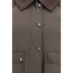 Brunello Cucinelli Brown Polyester Full-Length Jacket