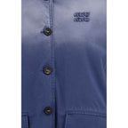 Miu Miu Blue Cotton Bomber