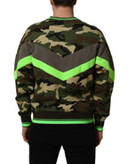 Dolce & Gabbana Multicolor Camouflage Sweatshirt Men Sweater