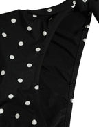 Dolce & Gabbana Black Polka Dot Swimwear Beachwear Bottom Bikini