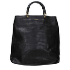 Jil Sander Black Leather Handbag