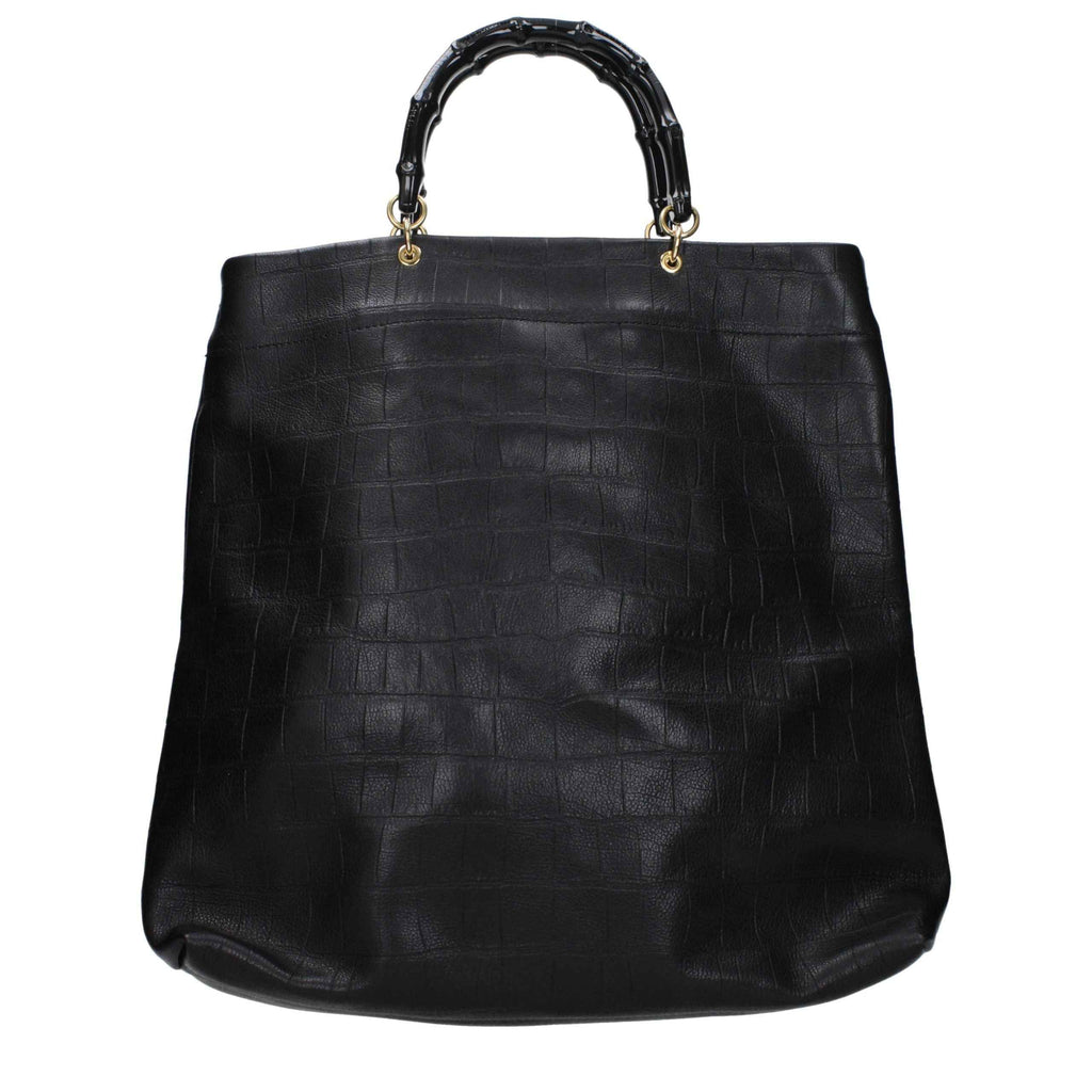 Jil Sander Black Leather Handbag