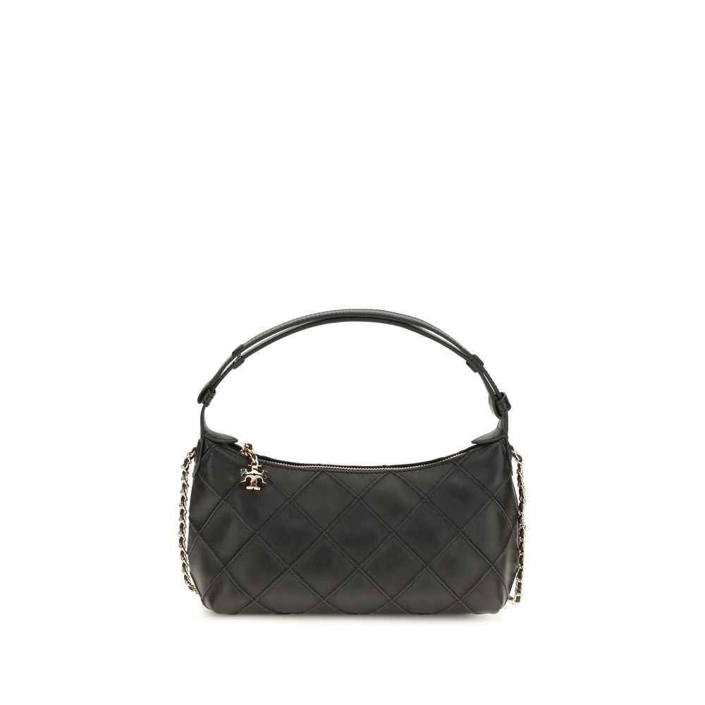 Tory Burch Black Calf Leather Bos Taurus Handbag