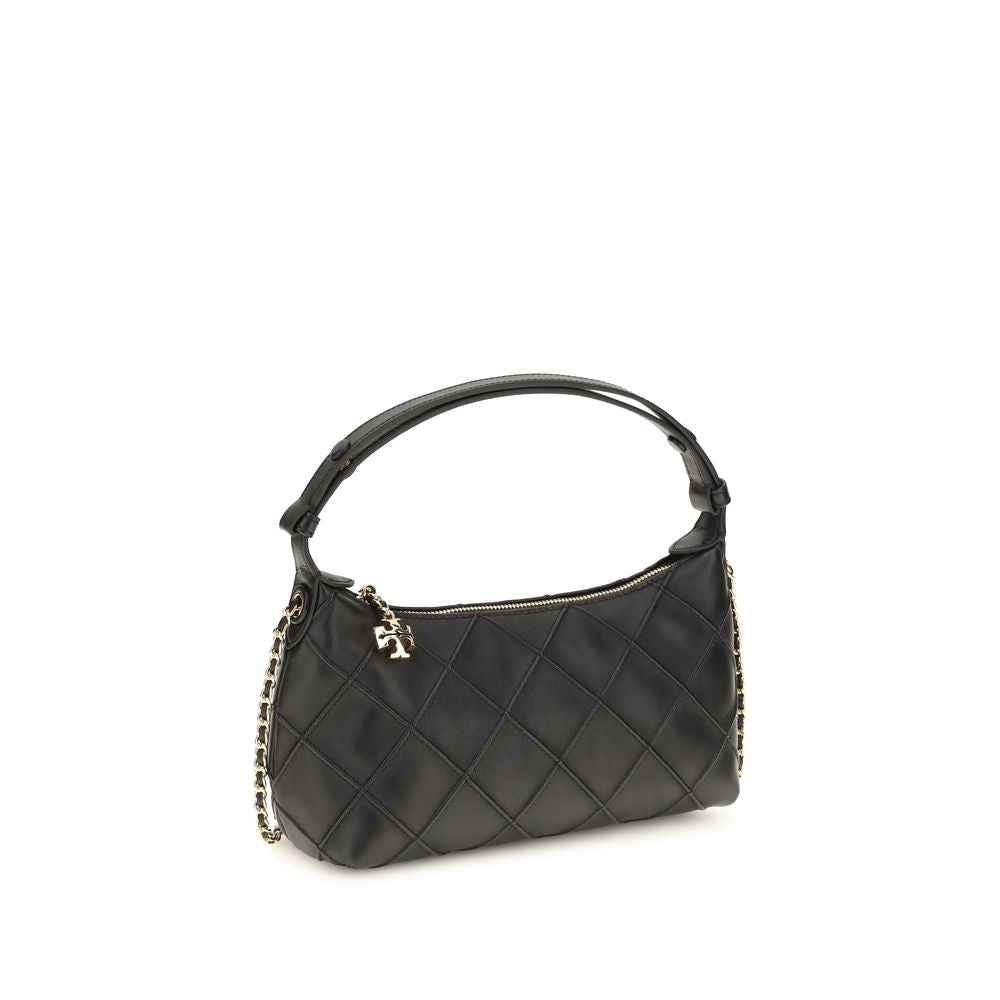 Tory Burch Black Calf Leather Bos Taurus Handbag