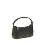 Tory Burch Black Calf Leather Bos Taurus Handbag