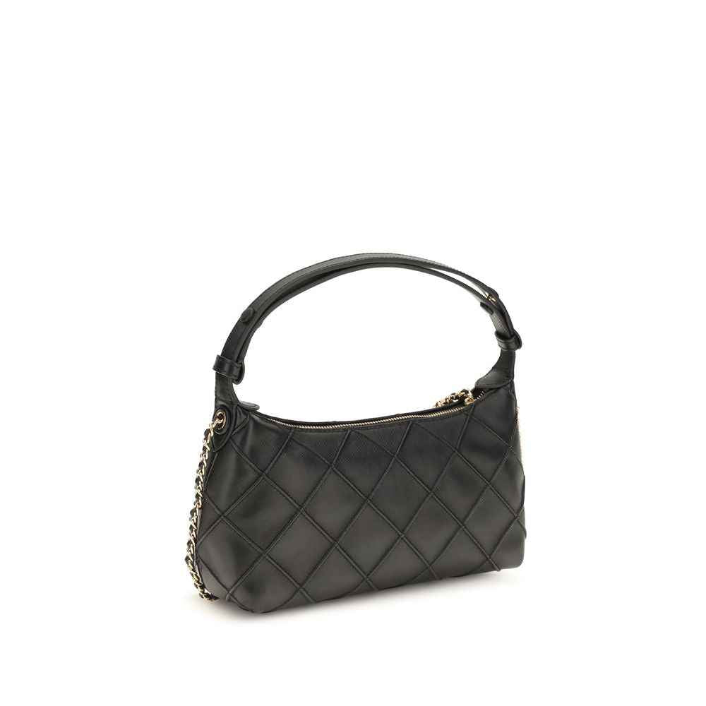 Tory Burch Black Calf Leather Bos Taurus Handbag