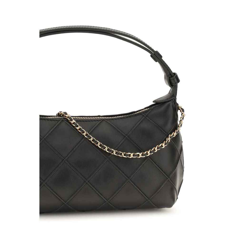 Tory Burch Black Calf Leather Bos Taurus Handbag