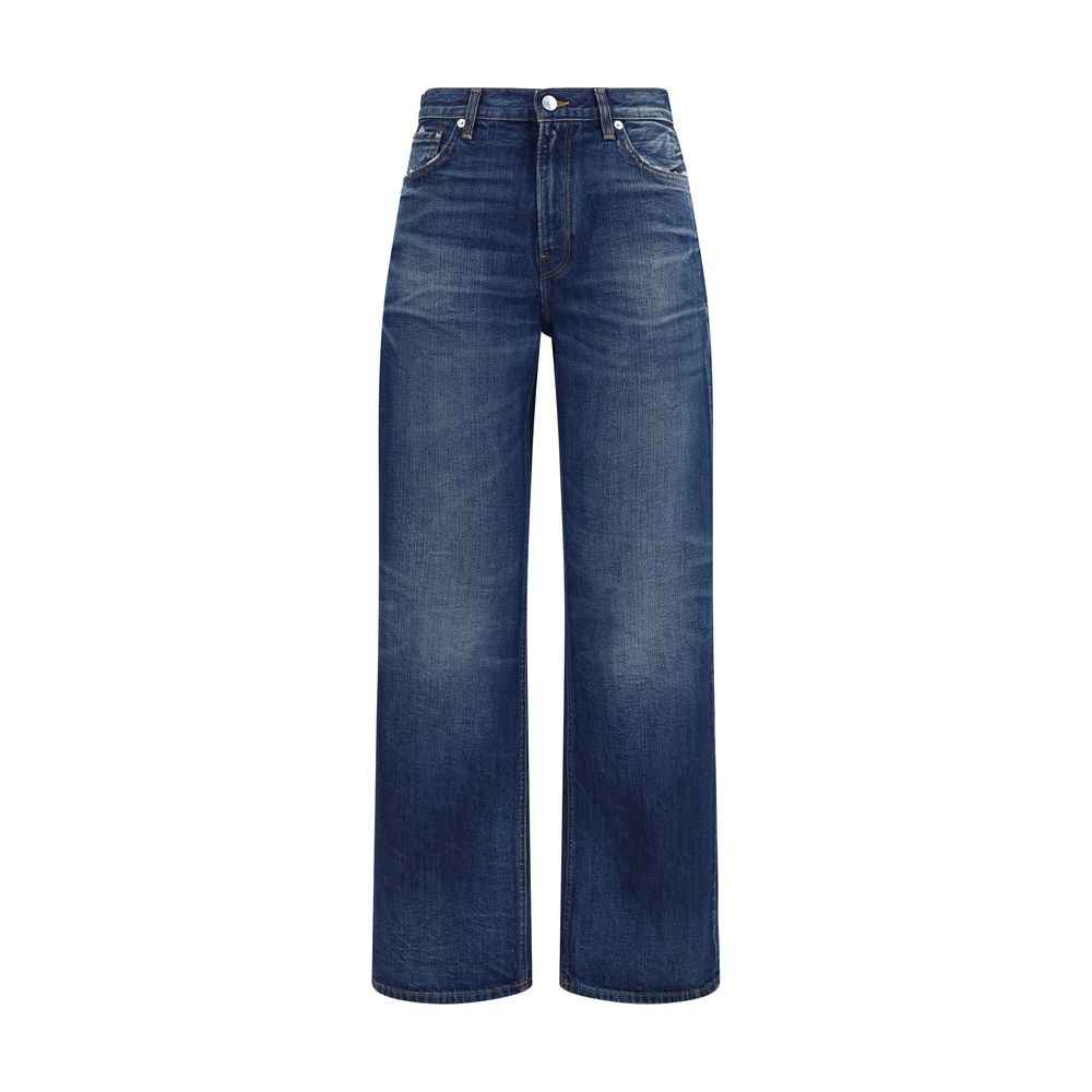Haikure Blue Cotton Jeans Denim