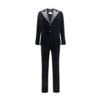 Ferragamo Black Cotton Tuxedo