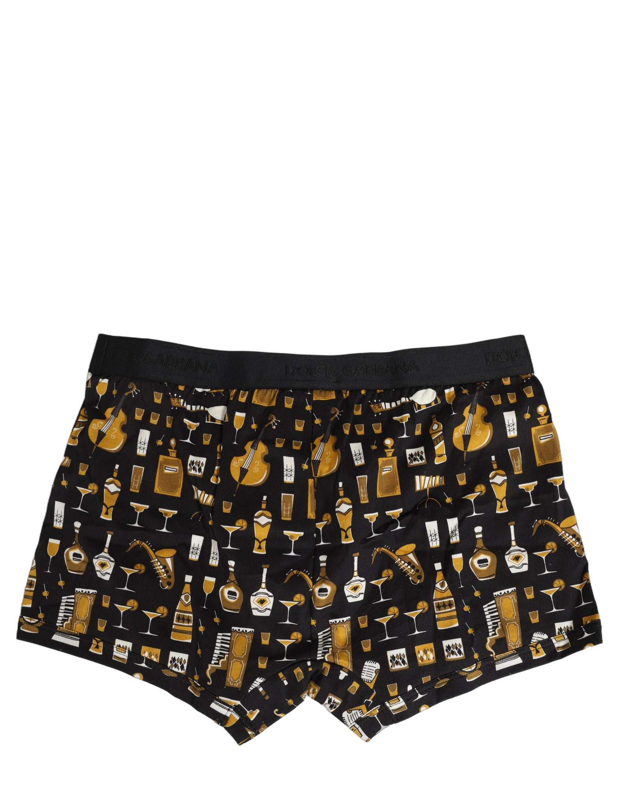 Dolce & Gabbana Black Gold Cocktail Regular Boxer Underwear