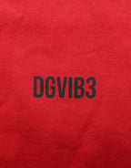 Dolce & Gabbana Red Cotton Graphic Print Crew Neck T-shirt