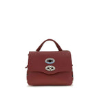 Zanellato Bordeaux Calf Leather Bos Taurus Shoulder Bag