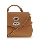Zanellato Beige Calf Leather Bos Taurus Shoulder Bag