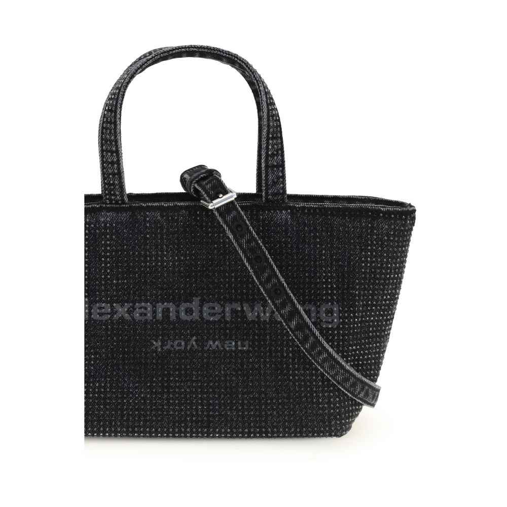 Alexander Wang Gray Cotton Shoulder Bag