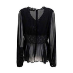 Zimmermann Black Viscose Blouse