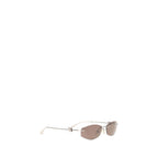 Balenciaga Silver Metal Sunglasses