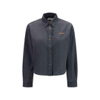 Miu Miu Gray Denim Shirt