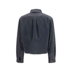 Miu Miu Gray Denim Shirt