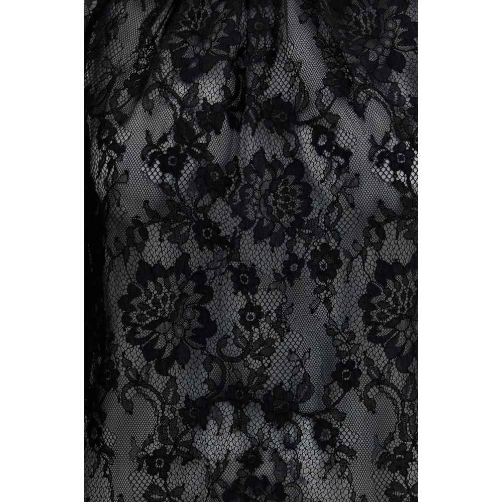Self-Portrait Black Polyamide Blouse