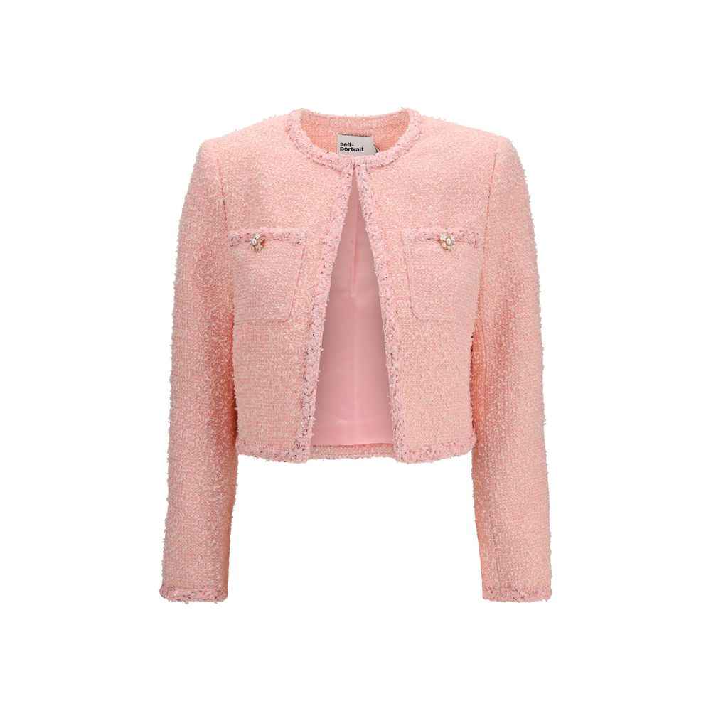 Self-Portrait Multicolor Polyester Jacket