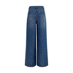 Self-Portrait Blue Lyocell Jeans Denim