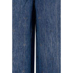 Self-Portrait Blue Lyocell Jeans Denim