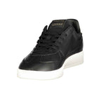 Tommy Hilfiger Black Polyurethane Men's Sneaker